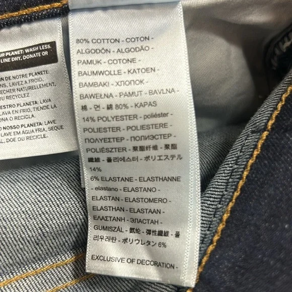 Levi's Dark Blue 311 Shaping Skinny Denim Jeans - Picture 7 of 8